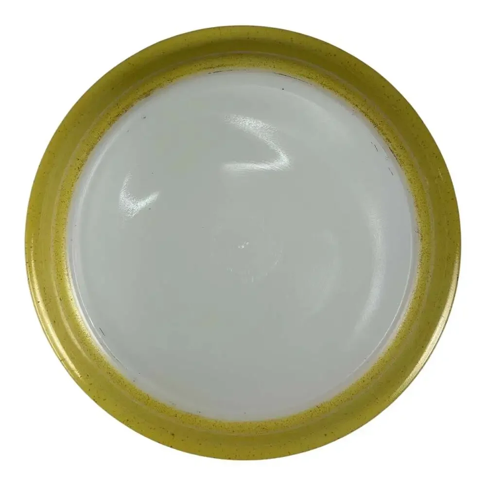 Vintage Pyrex 8.5 Inch Desert Dawn Yellow Speckled Pie Plate Ovenware #209 USA - Picture 7 of 8